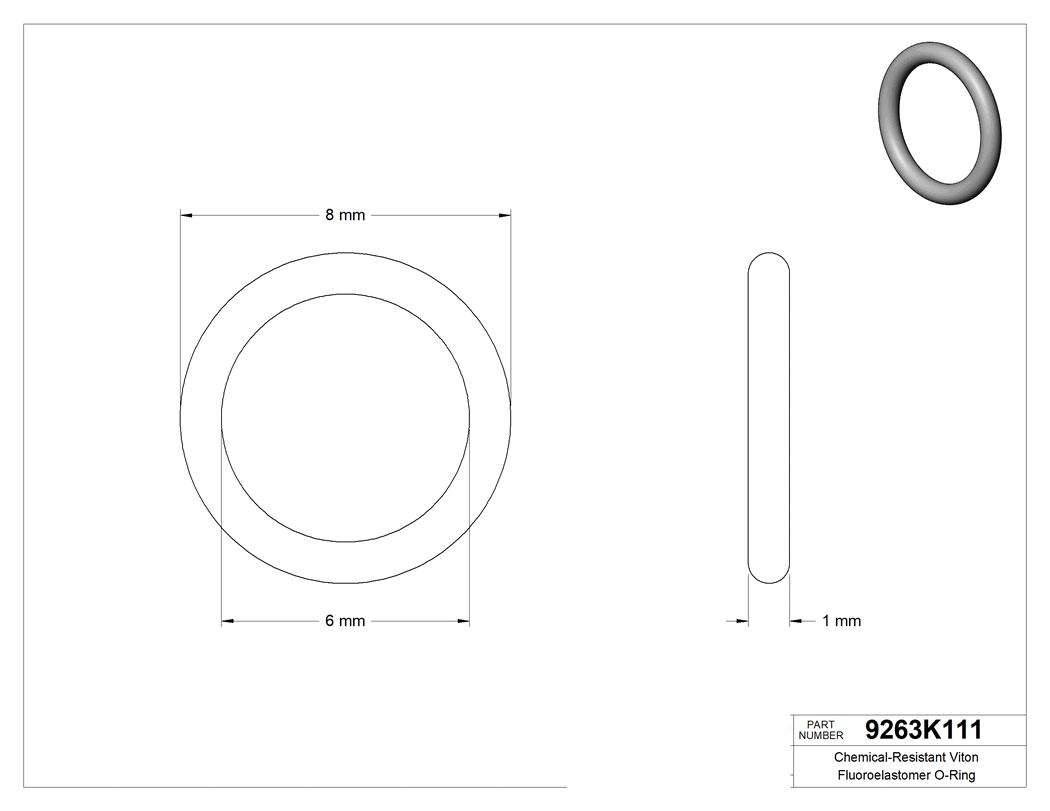 Technical drawing - 9263K111